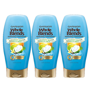 Garnier Whole Blends Haircare Hydrating Conditioner 3 Pack (650ml per pack)