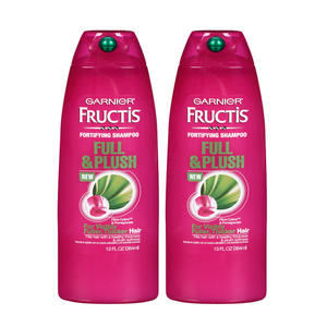 Garnier Fructis Full And Plush Shampoo 2 Pack (384.4ml per pack)