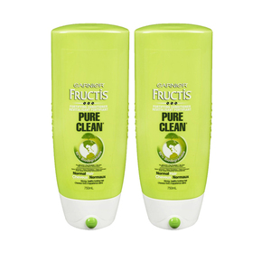 Garnier Fructis Pure Clean Fortifying Conditioner 2 Pack (384.4ml per pack)