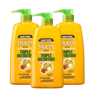 Garnier Fructis Triple Nutrition Conditioner 3 Pack (1.18L per pack)