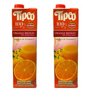 Tipco 100% Orange Medley Juice for Del Monte 2 pack (1L per Pack)