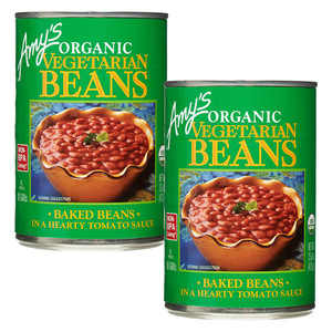 Amy's Organic Vegetarian Beans 2 Pack (425g per Can)