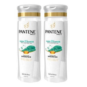 Pantene Damage Detox With Mosa Shampoo 2 Pack (372.6ml per pack)