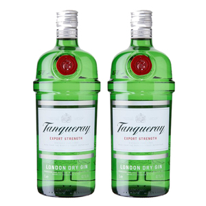 Tanqueray London Dry Gin 2 Pack (750ml per Bottle)