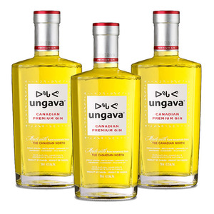 Ungava Canadian Premium Dry Gin 3 Pack (700ml per Bottle)