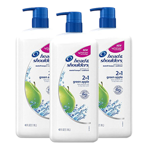 Head & Shoulder Green Apple Shampoo 3 Pack (1.18L per pack)
