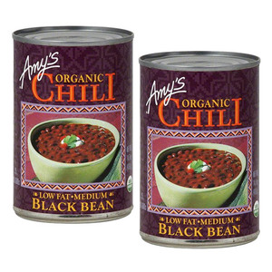 Amy's Organic Chili Medium Black Bean 2 Pack (416g per Can)