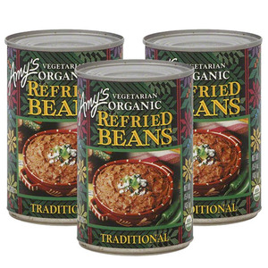 Amy's Vegetarian Organic Traditional Refried Beans 3 Pack (437g per Can)