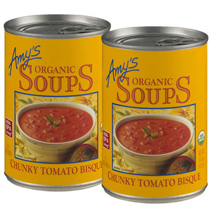 Amy's Organic Soup Chunky Tomato Bisque 2 Pack (411g per Can)