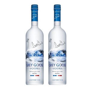 Grey Goose Vodka 2 Pack (750ml per Bottle)
