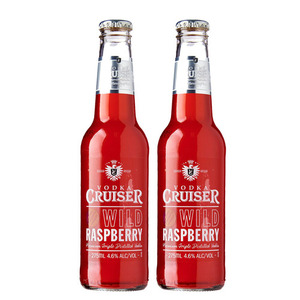 Vodka Cruiser Wild Raspberry 2 Pack (275ml per Bottle)