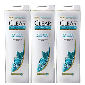 Clear Ice Cool Shampoo 3 Pack (200ml per pack)