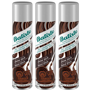 Batiste Plus Divine Dark Dry Shampoo 3 Pack (200ml per pack)