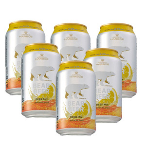 Bear Beer Mix Lemon Pilsner 6 Pack (330ml per Can)