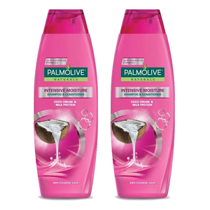 Palmolive Naturals Intensive Moisture Shampoo 2 Pack (400ml per pack)