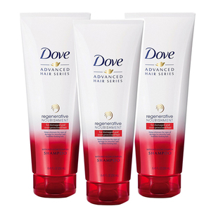 Dove Advance Hair Series Shampoo Regenerative Nourishment 3 Pack (249.8ml per pack)