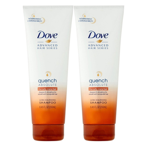 Dove Advance Hair Series Quench Absolute Nourishment Shampoo 2 Pack (249.8ml per pack)