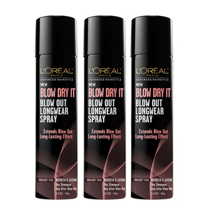 L'Oreal Paris Advance Hairstyle Blow Dry It Extender Spray 3 Pack (100ml per pack)