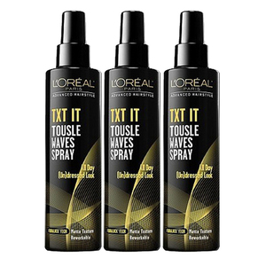 L'Oreal Paris Advanced Hairstyle Txt It Toussle Wave Spray 3 Pack (201ml per pack)