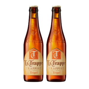 La Trappe Trappist Tripel Beer 2 Pack (330ml per Bottle)