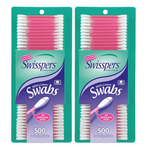 Swisspers Multi Care Double Tipped Cotton Swabs 2 Pack 500's