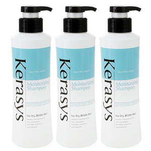 Kerasys Moisturing Strength Shampoo 3 Pack (600ml per pack)