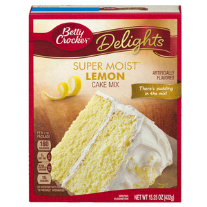 Betty Crocker Super Moist Cake Mix Lemon 432g