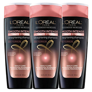 Loreal Hair Expertise Smooth Intense Shampoo 3 Pack (750ml per pack)