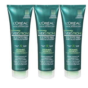 Loreal Everstrong Thickening Shampoo 3 Pack (251.3ml per pack)