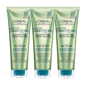 Loreal Everstrong Sulfate-Free Shampoo 3 Pack (251.3ml per pack)