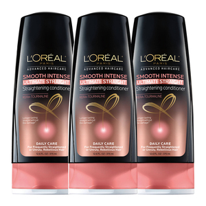 Loreal Hair Expertise Smooth Intense Conditioner 3 Pack (750ml per pack)