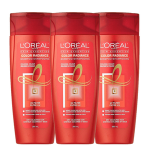Loreal Color Radiance Shampoo 3 Pack (385ml per pack)