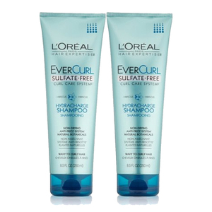 L'Oreal EverCurl Sulfate-Free Shampoo 2 Pack (250ml per pack)