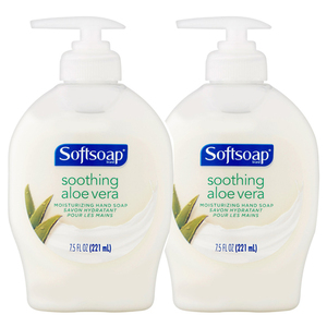 Softsoap Liquid Soothing Aloe Vera Hand Soap 2 Pack (221.8ml per pack)