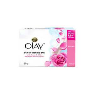 Olay Skin Whitening Bar W/Rose & Milk 90g