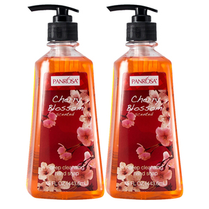 Panrosa Cherry Blossom Scented Hand Soap 2 Pack (443.6ml per pack)