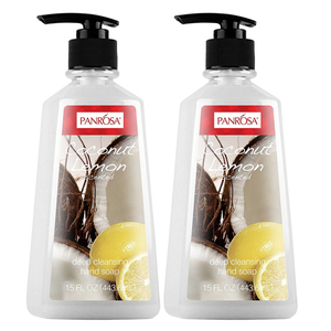 Panrosa Coconut Lemon Scented Hand Soap 2 Pack (443.6ml per pack)