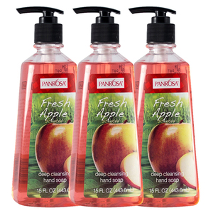 Panrosa Fresh Apple Scented Hand Soap 3 Pack (443.6ml per pack)