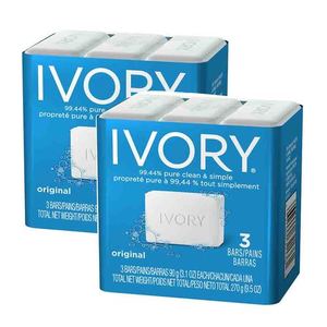 Ivory Original Bar Soap 2 Pack (3's per pack)