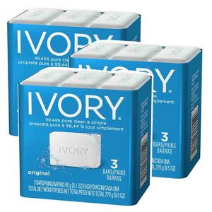 Ivory Original Bar Soap 3 Pack (3's per pack)