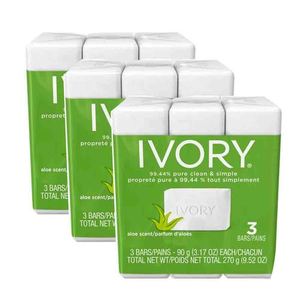 Ivory Bar Soap 3 Pack (3's per pack)