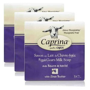 Caprina Fresh Milk Buerre de Karite Soap 3 Pack (3's per pack)