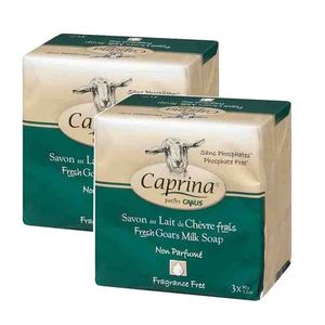 Caprina Fresh Milk Non Perfume Soap 2 Pack (3's per pack)