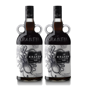 The Kraken Black Spiced Rum 2 Pack (700ml per Bottle)