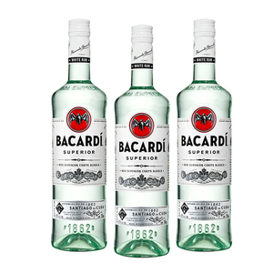 Bacardi Superior Rum 3 Pack (750ml per Bottle)