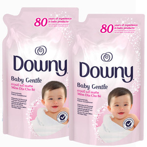 Downy Baby Gentle Fabric Conditioner Refill 2 Pack (710ml per Pack)