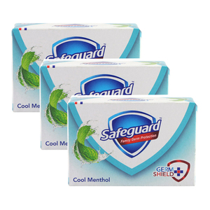 Safeguard Family Germ Protection Cool Menthol 3 Pack (135g per pack)