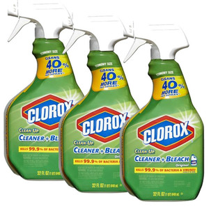 Clorox Clean-Up All Purpose Cleaner with Bleach 3 Pack (946ml per Bottle)