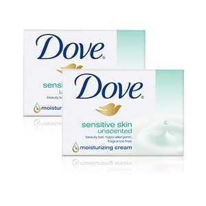 Dove Sensitive Skin Beauty Bar 2 Pack (100g per pack)
