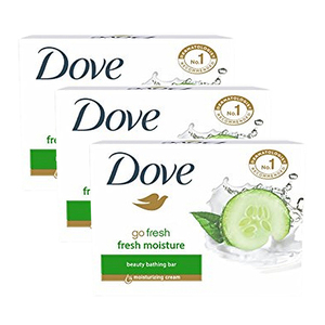 Dove Fresh Moisture Bathing Bar 3 Pack (100g per pack)